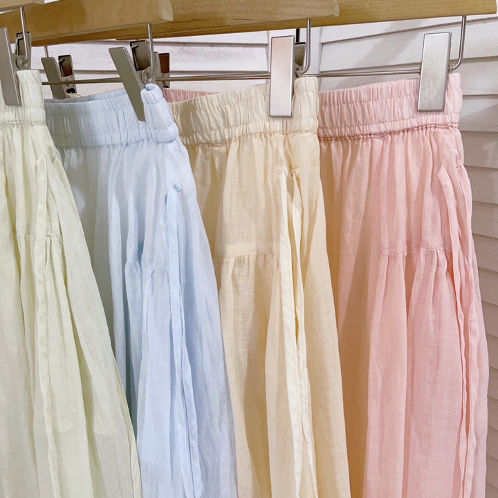 Femme Elegante Lette Faldmaxiskirts Stilla