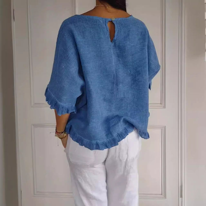 Dame Casual Oversize Shirt Stilla