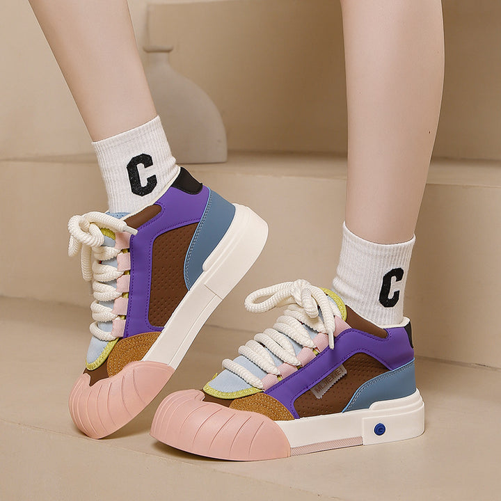 Dame High-Top Sneakers med moderne design og slidstærkt overmateriale Stilla