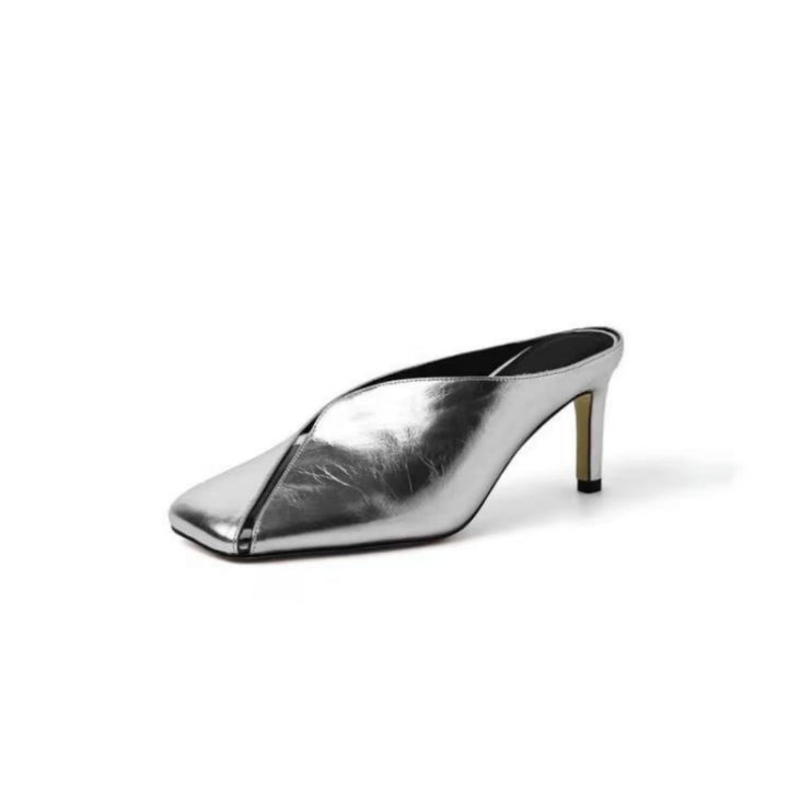 Damer Elegante Spidsesko Slip-On Hæle Mules Stilla