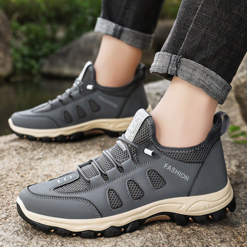 Herrer alsidige Trail-sneakers med åndbart overmateriale og skridsikker sål Stilla