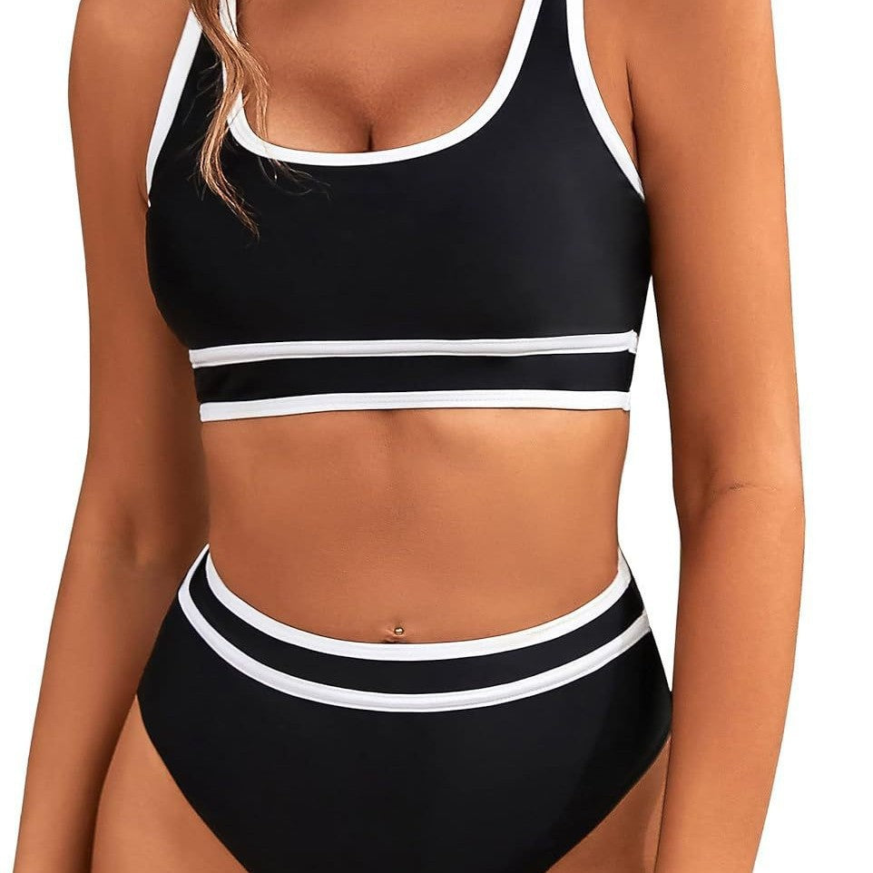Dame Højskåret Sportbikini med ergonomisk design Stilla