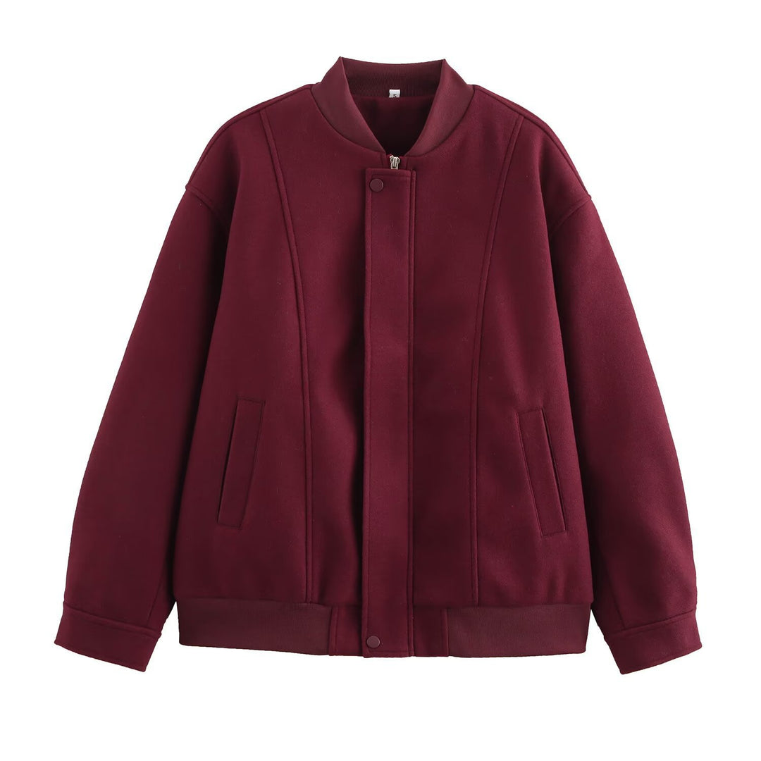 Femme Casual Oversized Bomberjakke Stilla