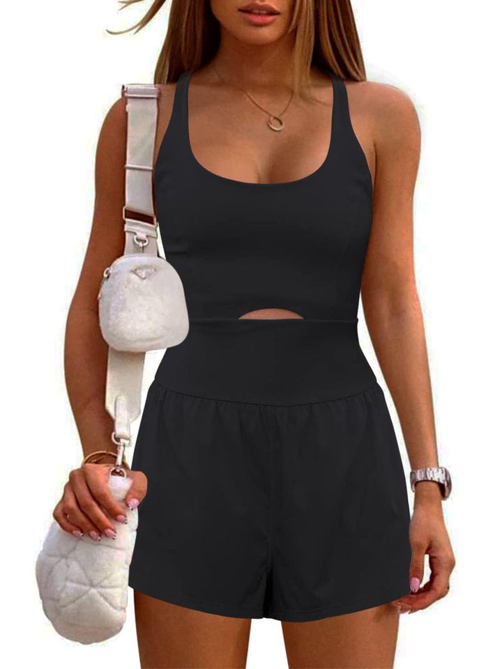 Stilla | Ryggen-jumpsuit Motetrend Dobbelt Stroppe Tæt Jumpsuit
