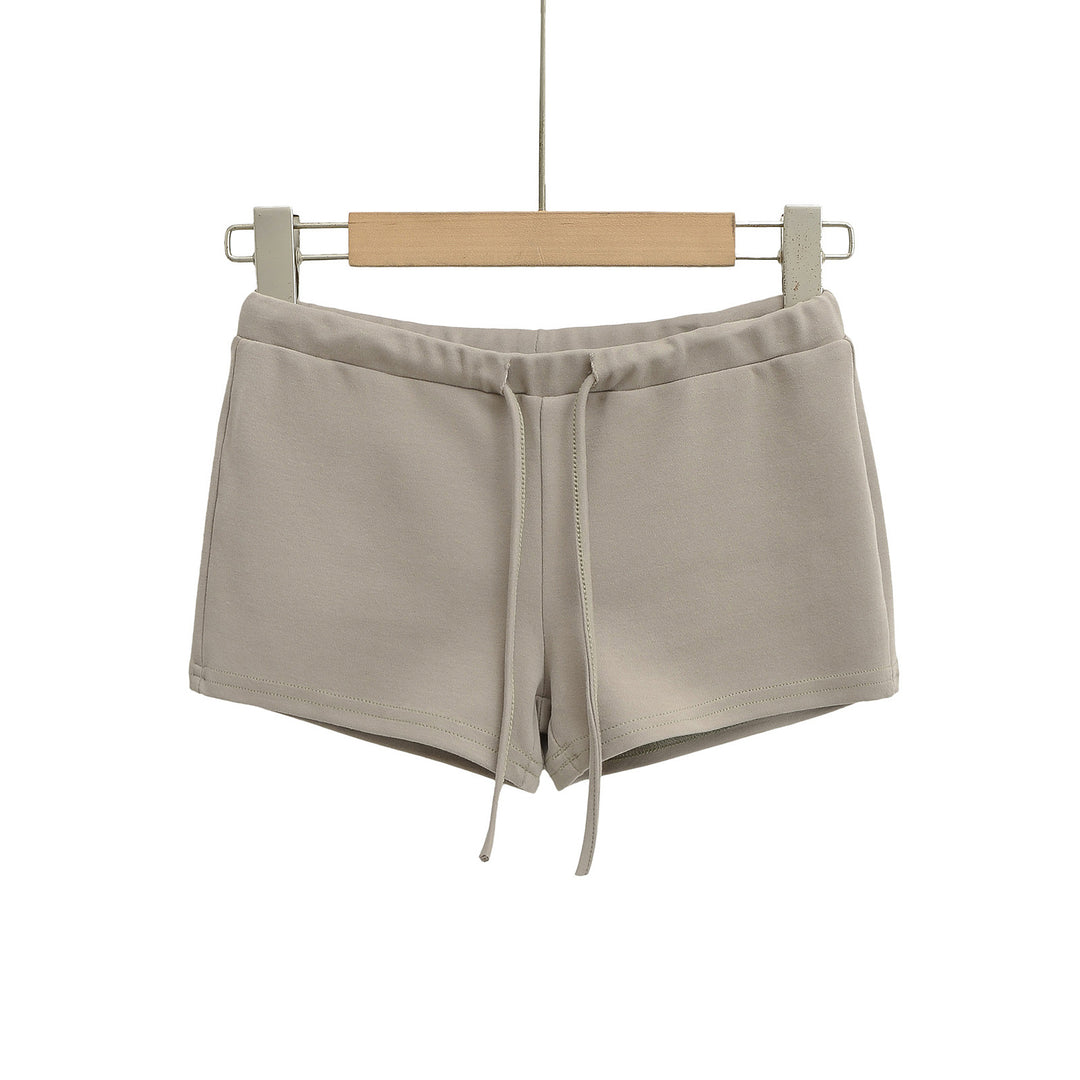 Damer behagelige fritidshorts med elastisk linning og praktiske lommer Stilla