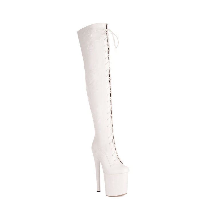 Dame Over-the-Knee Stiletto-hæle støvler med snørredetaljer Stilla