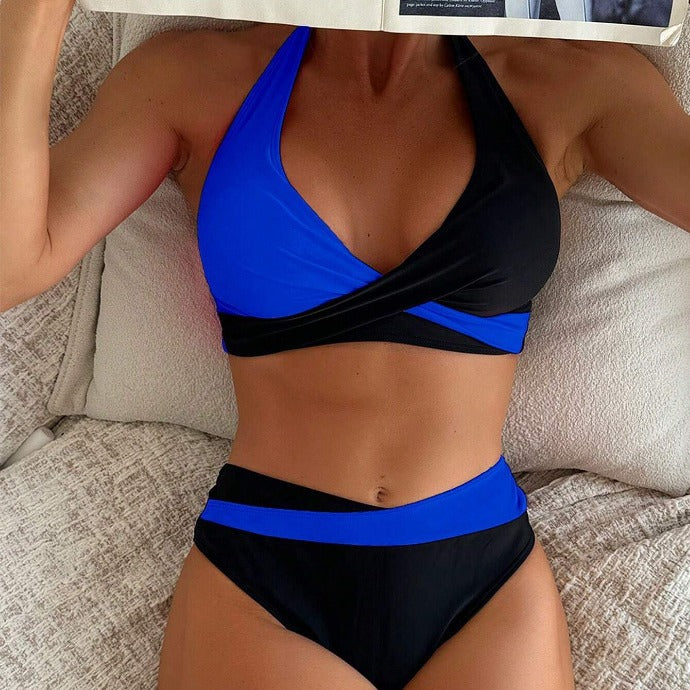 Femme Wickel Halter Bikini Sæt Stilla