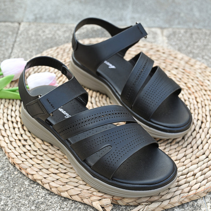 Dame sandaler med justerbar rem og optimal dæmpning Stilla