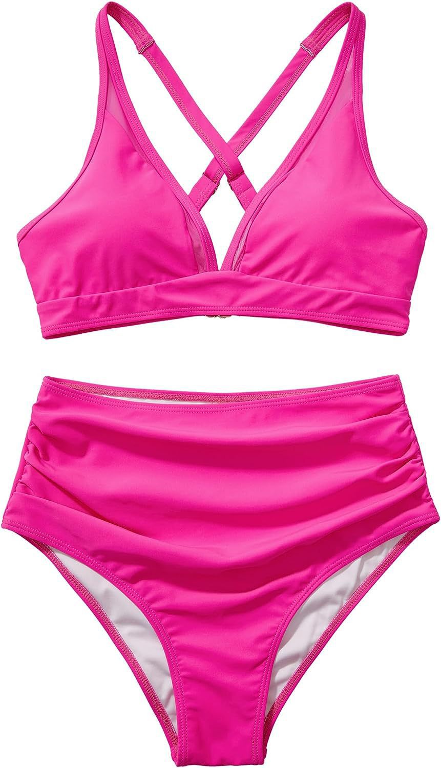 Damebikini med moderne snit og raffinerede stropper Stilla