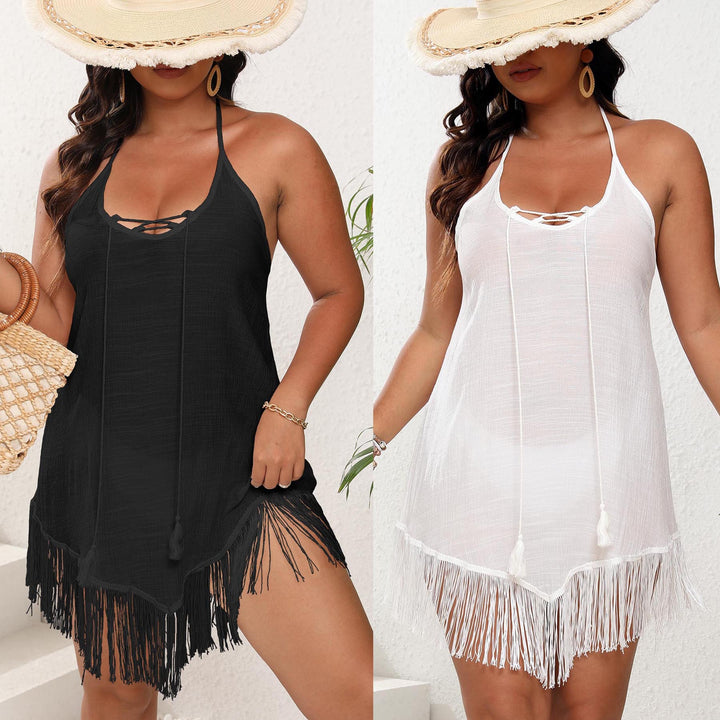 Dame Bohemian Halterneck Strandkjole Stilla