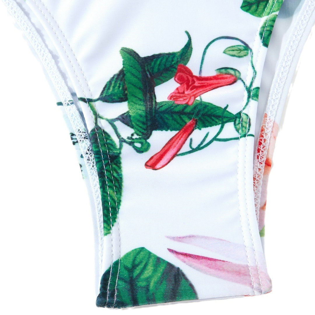 Dame Strandkjole med blomstret design Stilla
