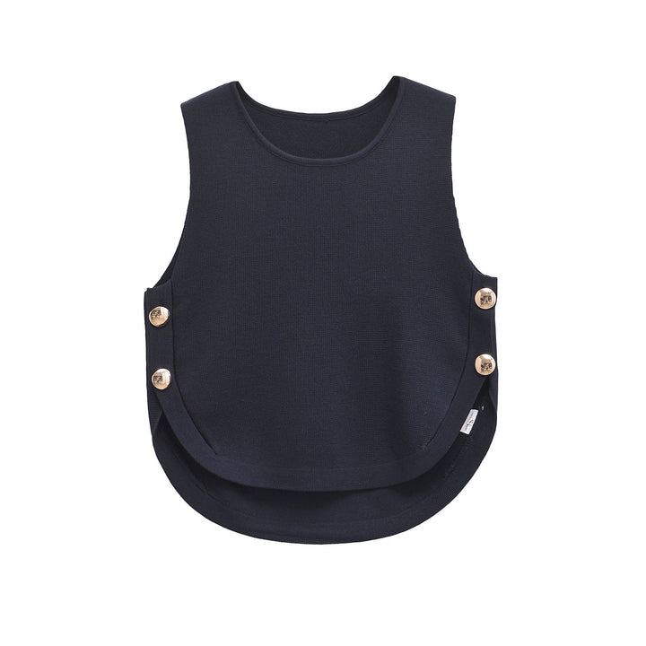 Femme Stylish Button-Down Tank Top Stilla