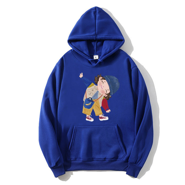 Dame hoodie med legende børne design Skovae