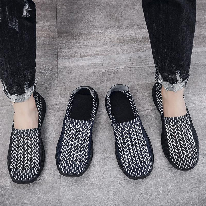 Herrer Slip-On Vevet Sneakers med Fleksibel Komfort Pasform Stilla