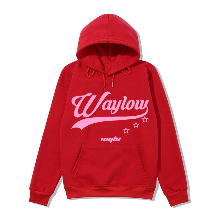 Dame hoodie sweatshirt med iøjnefaldende retro print og komfortabel pasform Skovae