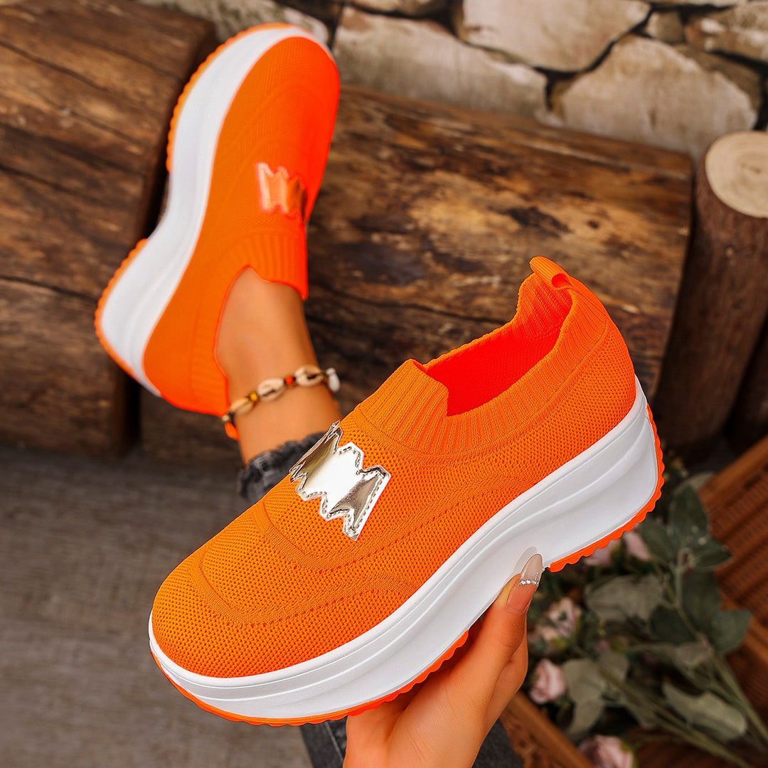 Dame Komfortable Slip-On Sneakers med moderigtigt design Stilla