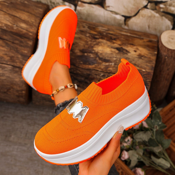 Dame Komfortable Slip-On Sneakers med moderigtigt design Stilla