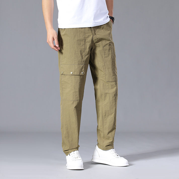 Herrer Cargo-arbejdsshorts med funktionelle lommer og let materiale Stilla