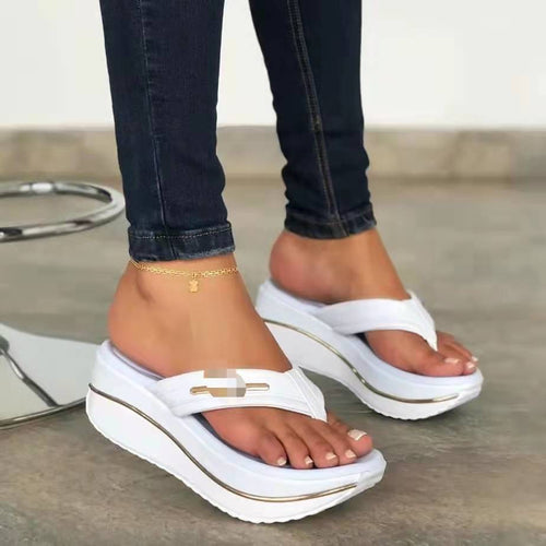 Dame Wedge-toesplittere med ergonomisk sål og moderigtig remføring Stilla