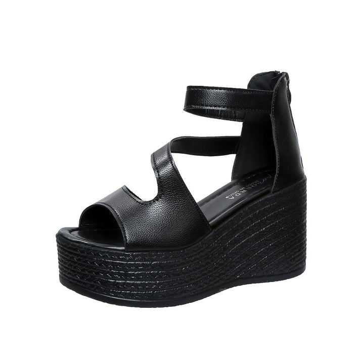 Dame Wedgesandaler med komfortabelt fodseng og elegant design Stilla