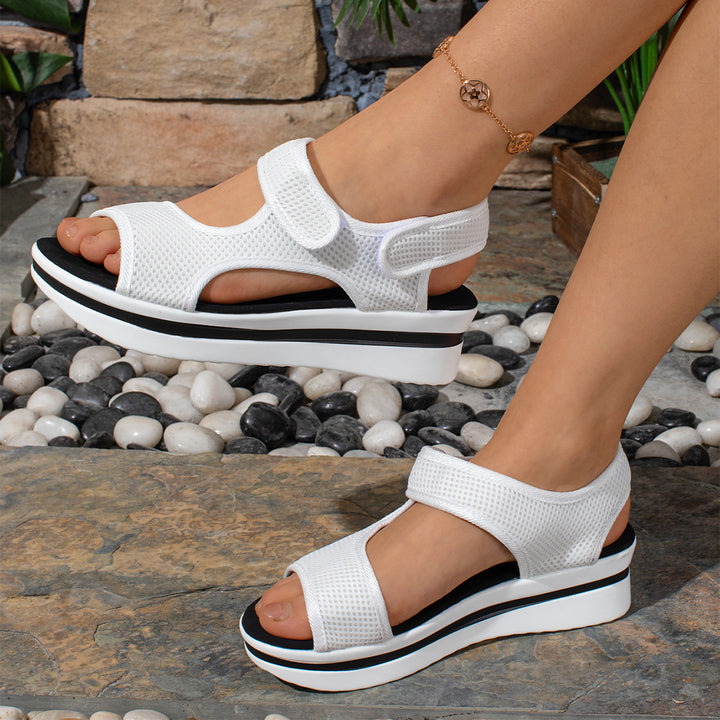 Dame Sporty Sandaler med justerbar velcro og åndbar overflade teknologi Stilla