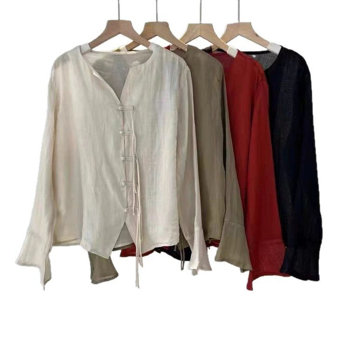 Femme Elegante Bindefront Bluse Stilla