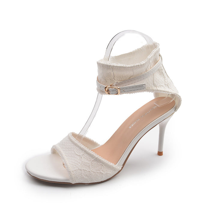 Kvinder Elegante Klare Remme Højhælede Sandaler Stilla