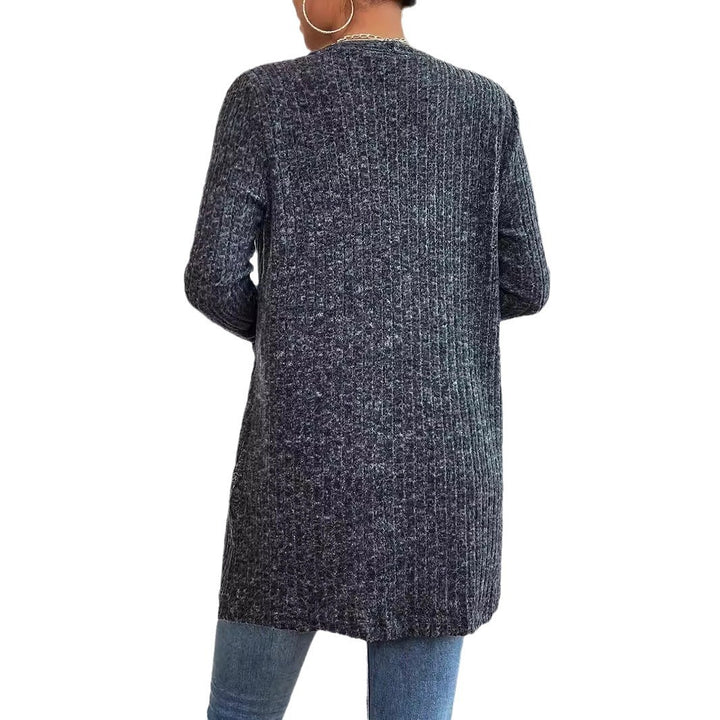 Dame cardigan med struktureret striklook og praktische lommer Stilla