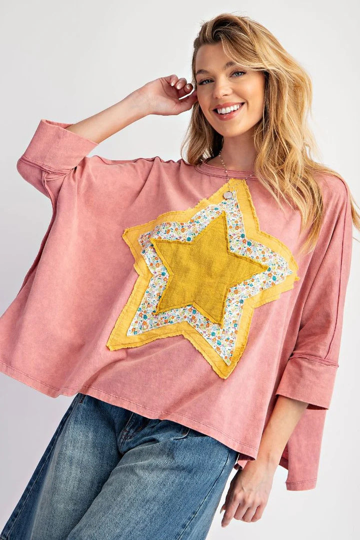 Dame Fritid Chic Grafik T-shirt Stilla
