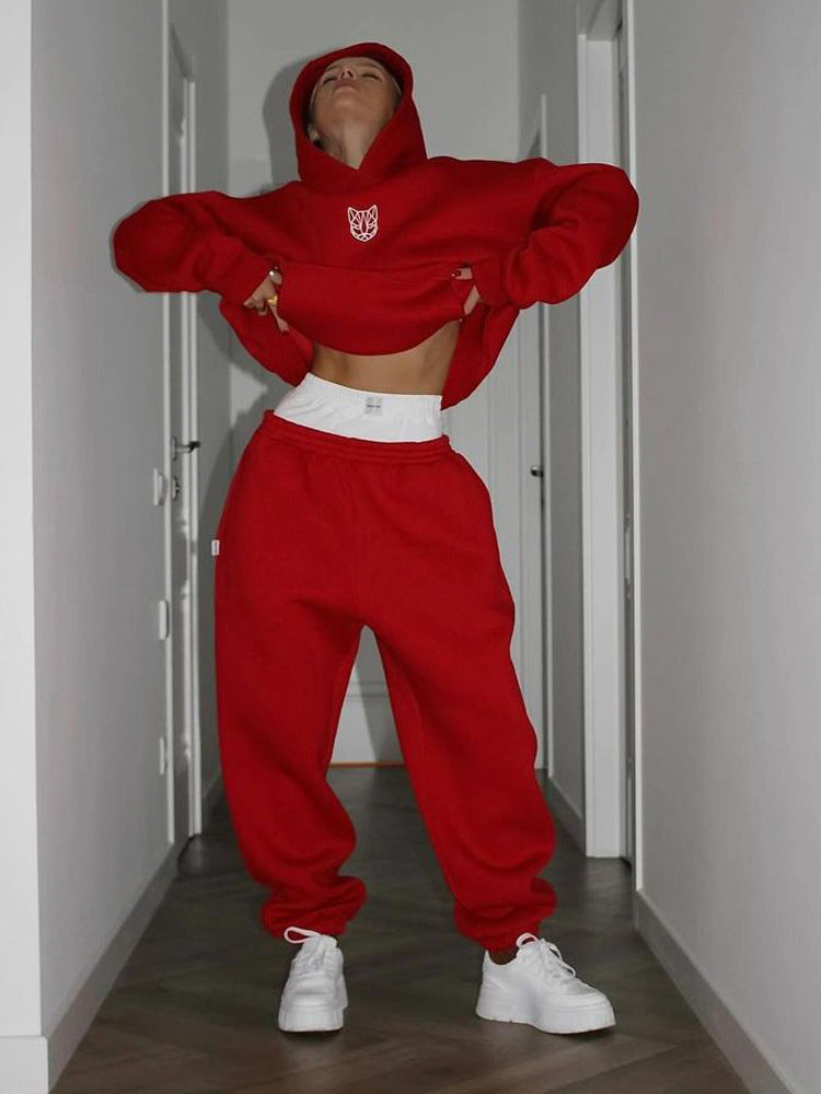 Kvinders Oversized Hoodie med Elastisk Kant og Bred Skæring Skovae
