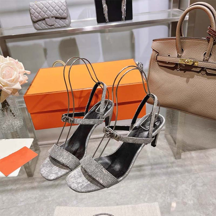 Femme Stilfulde Slingback Hælsandaler Stilla