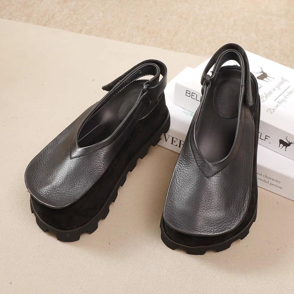 Dame Luftige Slip-On Sandaler med ergonomisk Såler og praktisk Rem Stilla