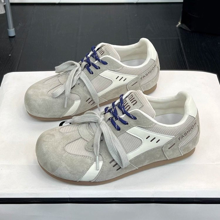 Dame mode Sneakers i sporty design med funktionel materialmix Stilla