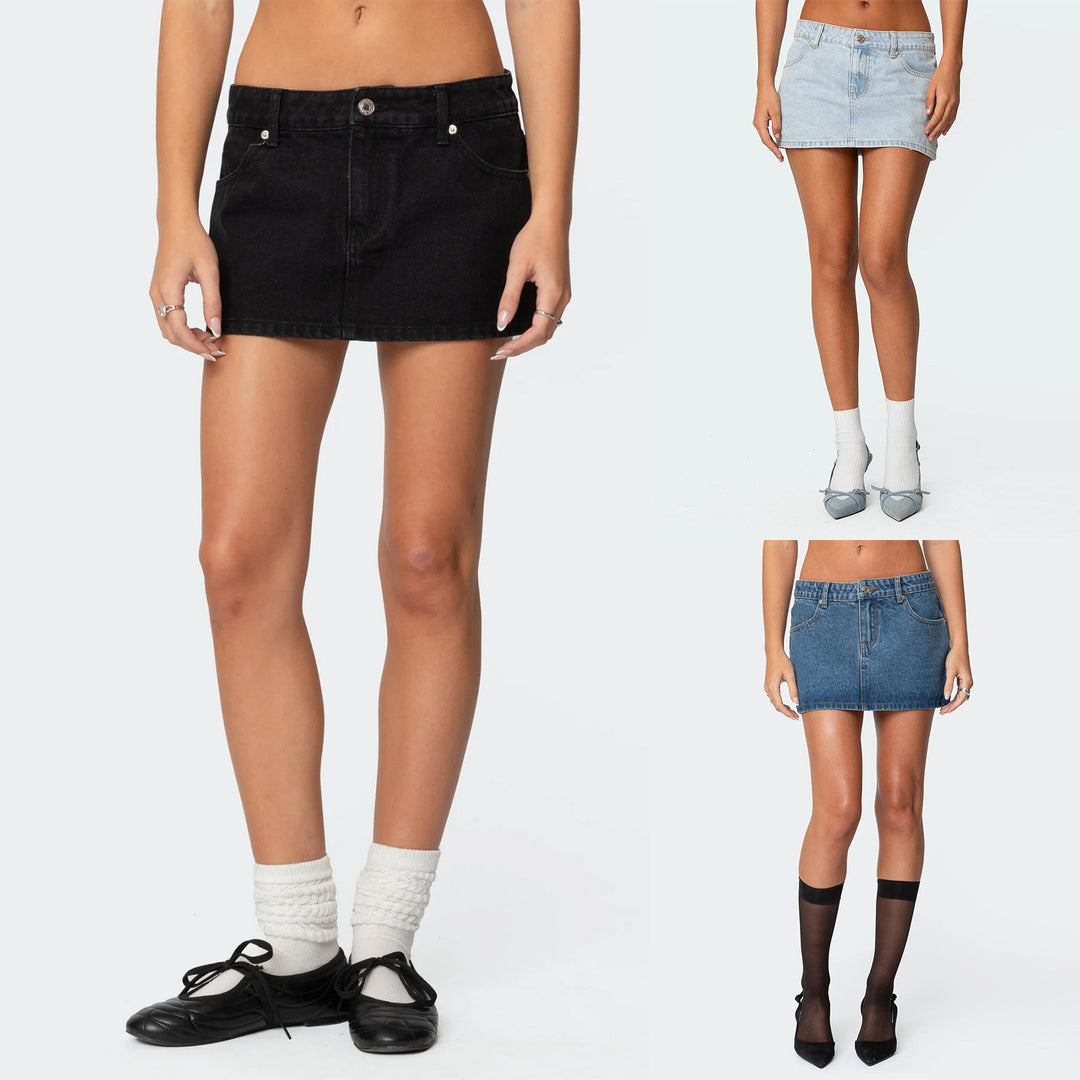 Femme Denim Miniskirt Stilla