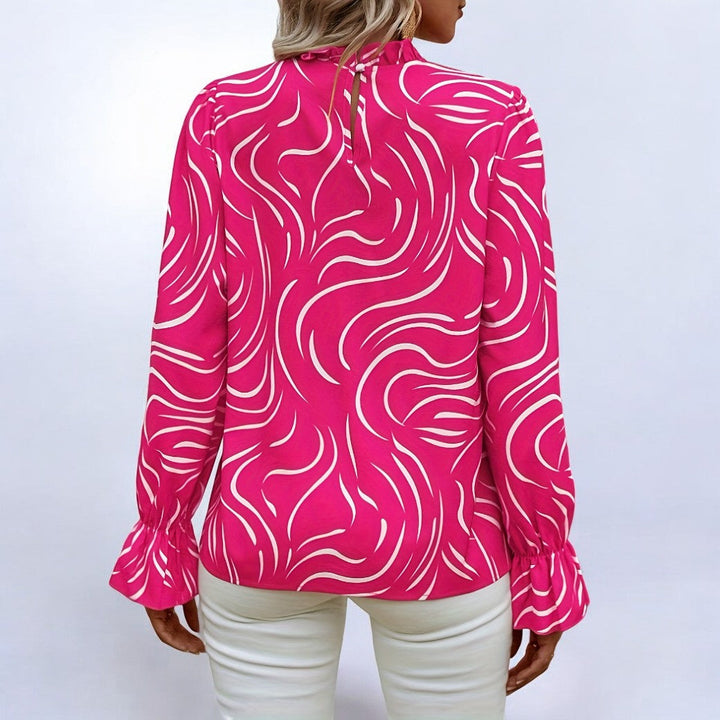 Stilla | Elegant mønsterbluse