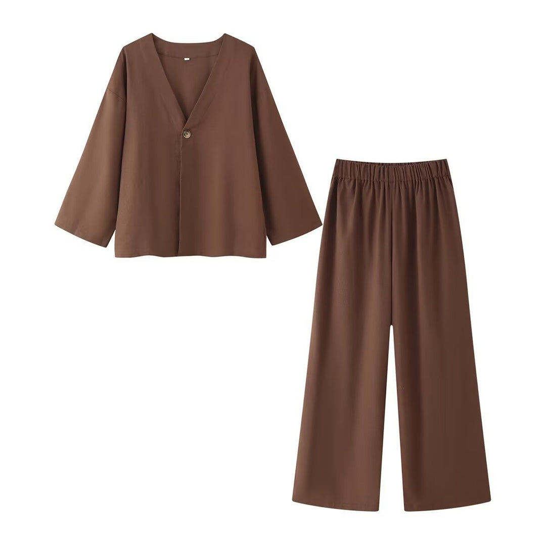Femme Elegant Afslappet Fit Lounge Sæt Stilla