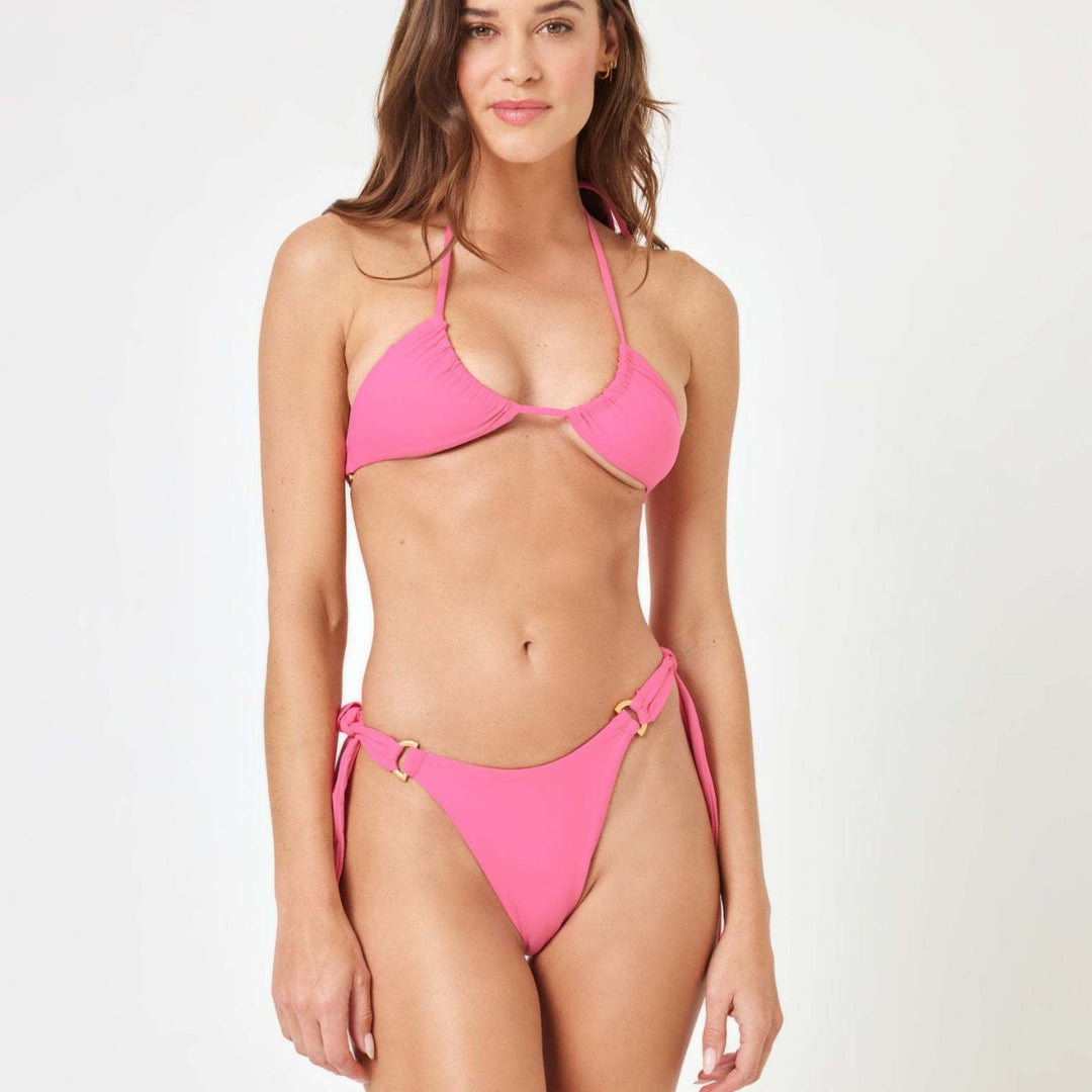Dame bikini-sæt med legende sløjfe-design og elastisk stof Stilla