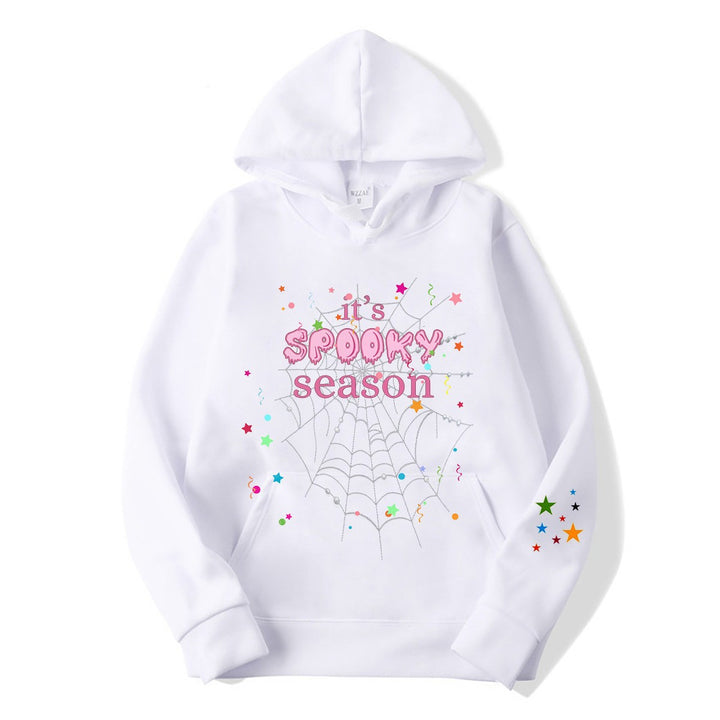 Kvinder hyggelig hoodie med grafisk Halloween design Skovae
