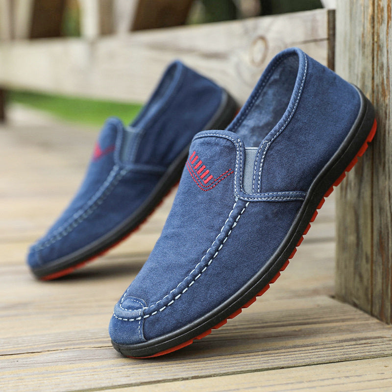 Herrer Suedeslippers Komfort Mokkasiner Stilla