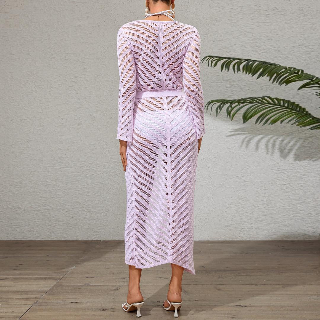 Dame strandkappe med elegante slidsdetaljer Stilla