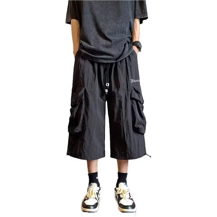 Herrer Cargo-shorts med praktiske sidelommer og lårlommer Stilla