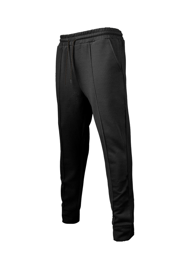 Herrer Sporty Joggingbukser med innovativ struktur og funktionelle sidelommer Stilla