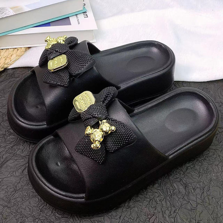 Dame Sjove og glamourøse Slippers med høj kvalitet Dekor Stilla