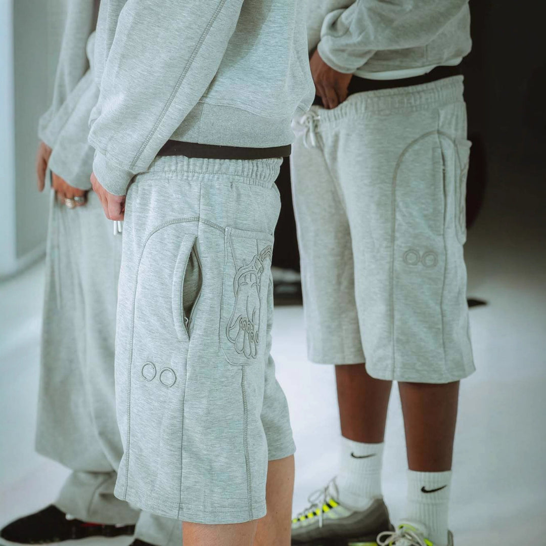 Dame Sportive Shorts med kreativt tryk Skovae
