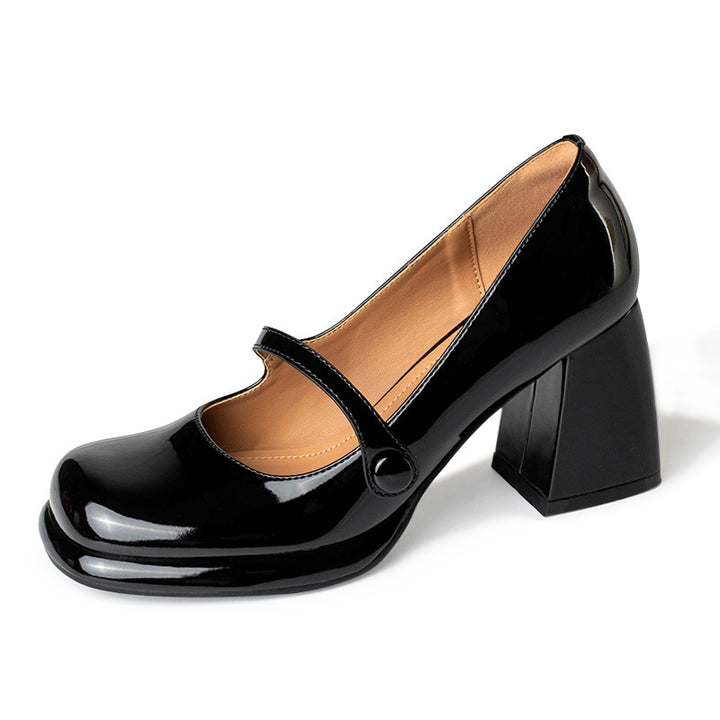 Dame Højhælede Pumps med gennemsigtig hæl og elegant spænde dekoration Stilla