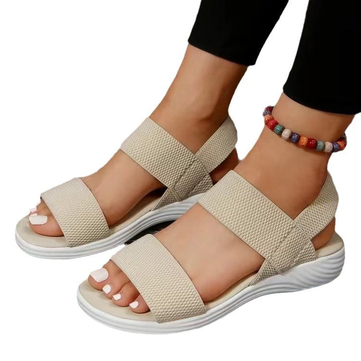 Dame komfort sandaler med justerbare remme og skridsikker sål Stilla