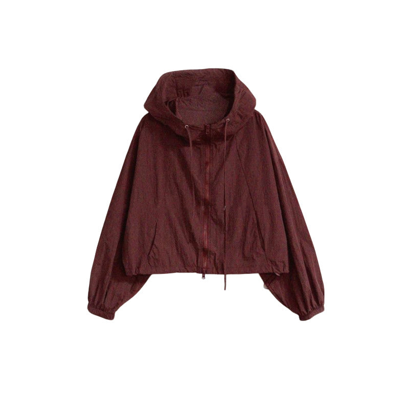 Kvindernes cropped sportsjakke med justerbar snor Stilla