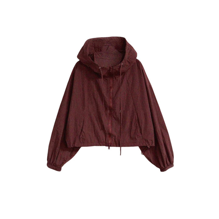 Kvindernes cropped sportsjakke med justerbar snor Stilla