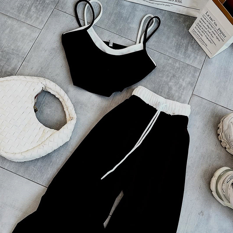 Dame Sporty to-delt sæt med justerbare stropper og elastisk bånd Stilla
