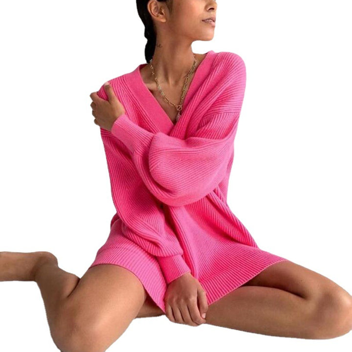 Kvindernes strikkede cardigan med oversized pasform og dekorative knapper Stilla